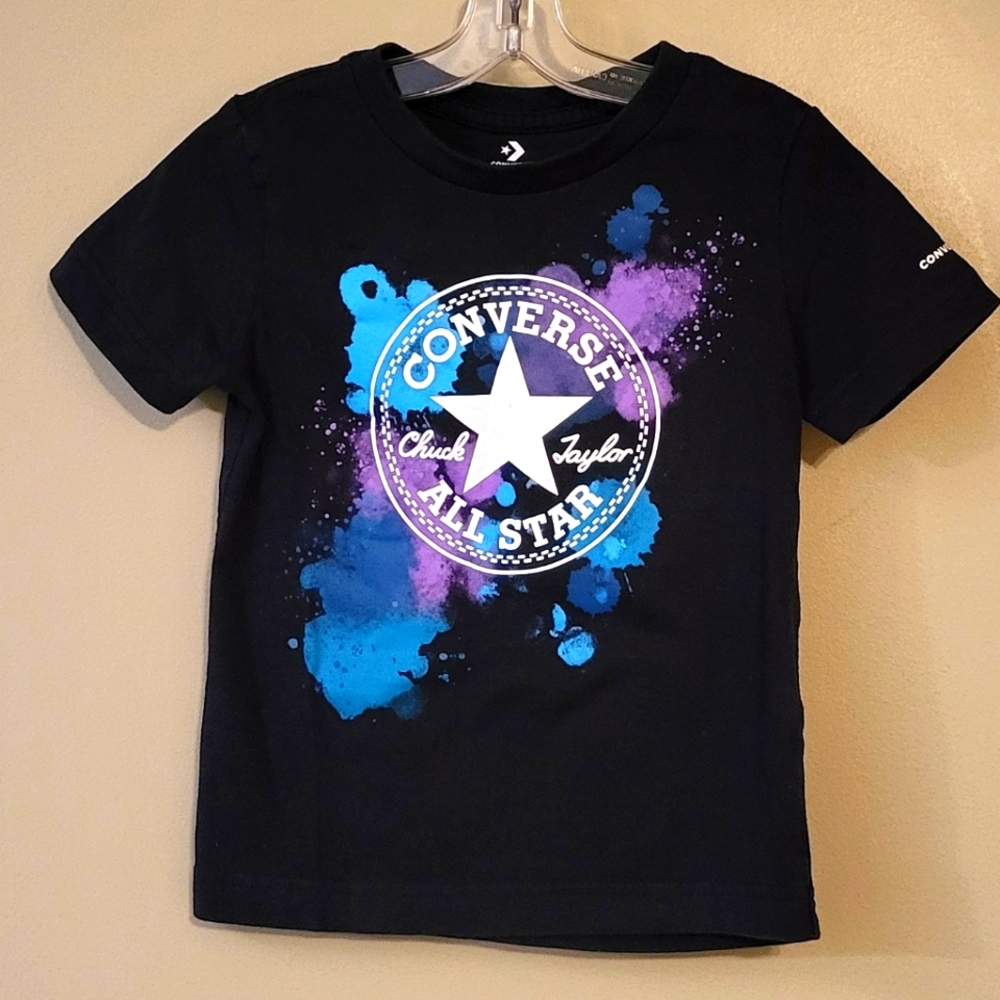 Converse All Star black tee shirt